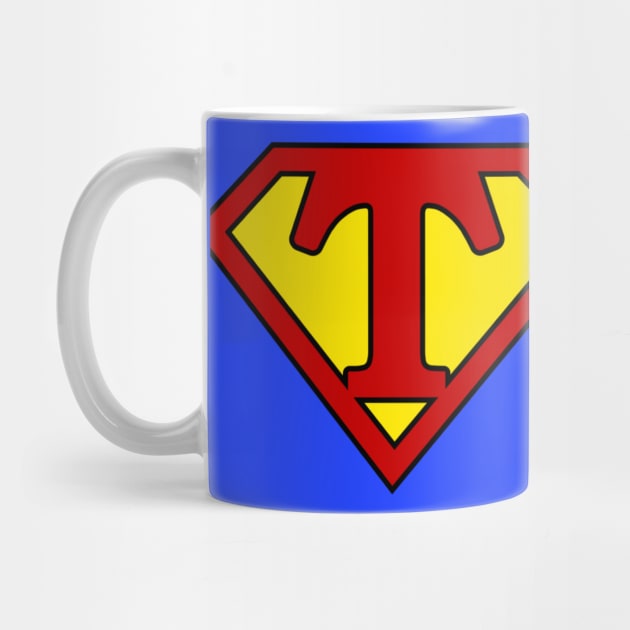 Superhero Symbol Letter T by NextLevelDesignz